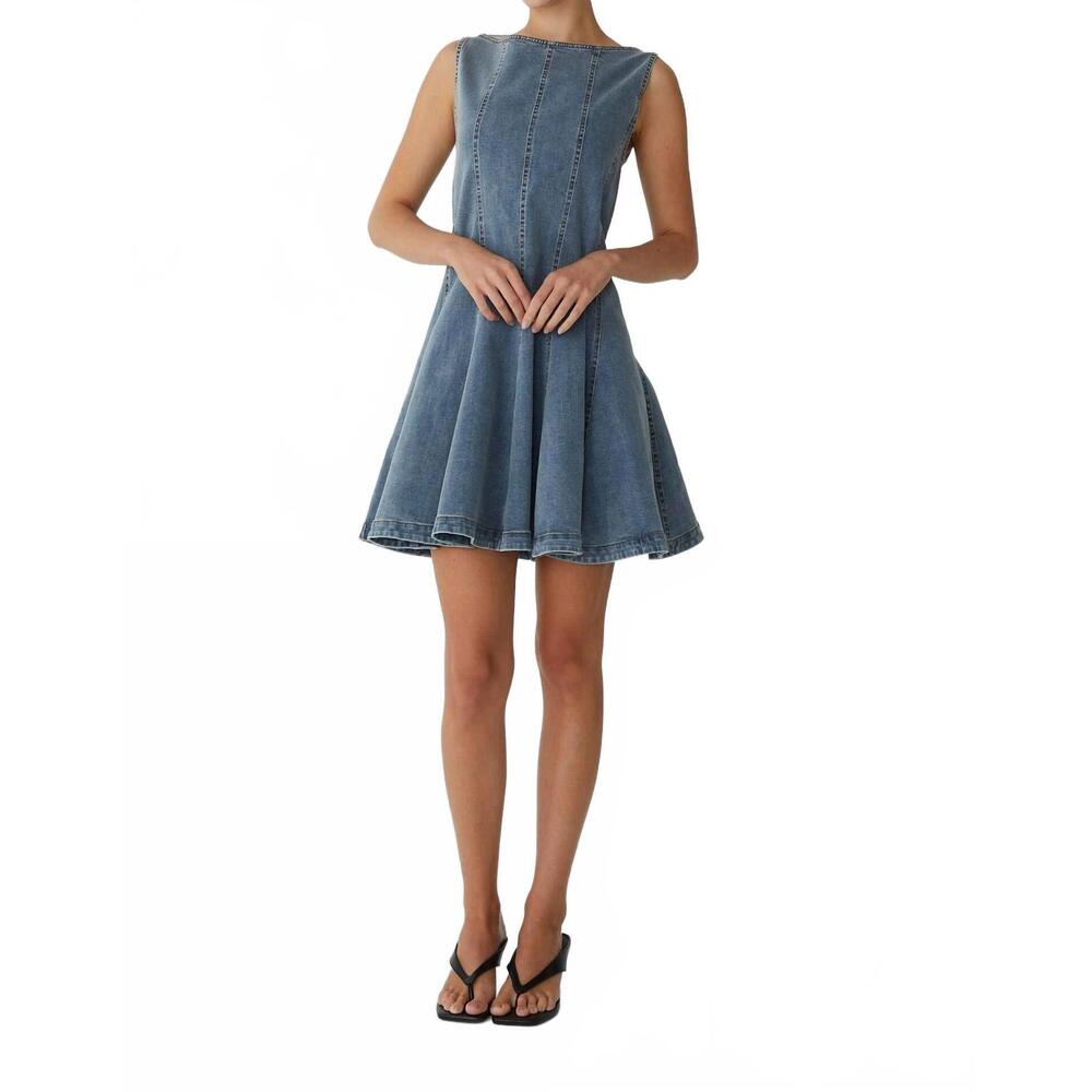 NEW JS71 randall dress in medium wash
